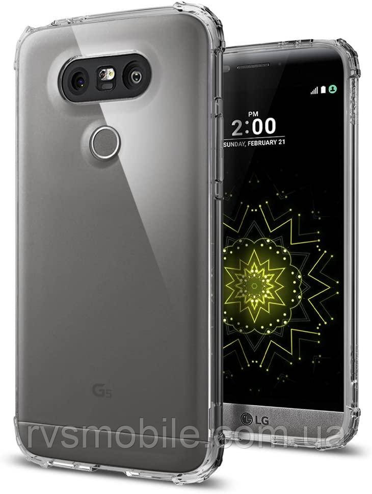 Чехол Spigen для LG G5 Crystal Shell, Dark Crystal (A18CS20134), фото 1