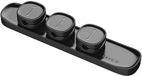 Магнітний тримач дротів Baseus Peas Cable Clip, Black (ACWDJ-01)