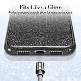 Чехол ESR для iPhone SE 2022/ 2020/ 8/ 7 - Makeup Glitter, Black (3C01194870501), фото 8