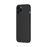 Чохол Baseus для iPhone 12 Pro Max Liquid Silica Gel, Classic black (WIAPIPH67N-YT01), фото 2