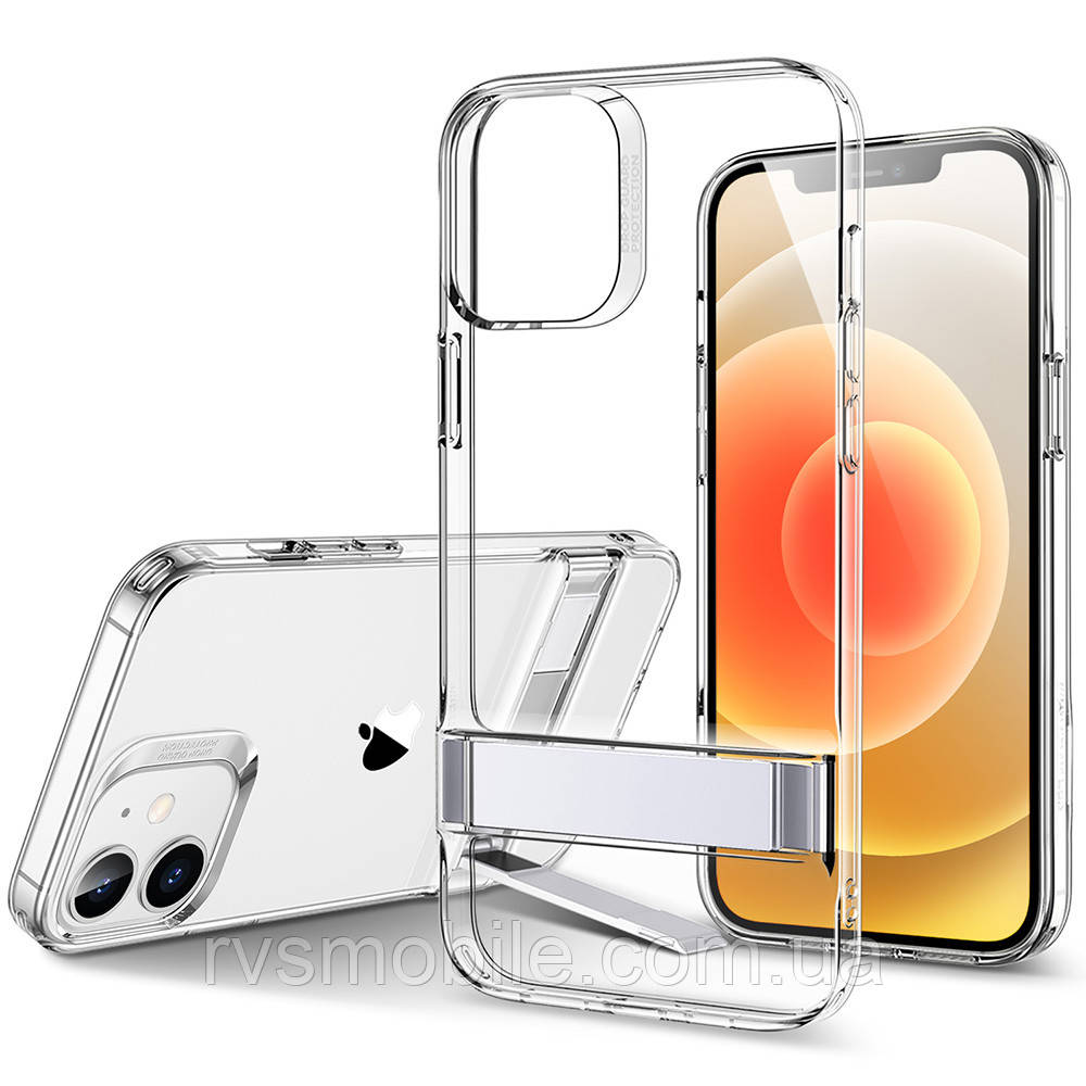 Чохол ESR для iPhone 12 mini Air Shield Boost (Metal Kickstand), Clear (3C01201120201)
