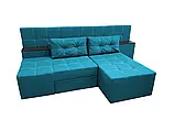 Диван трансформер Прайм (стандарт) (прямий, кутовий) рогожка аква, фото 2