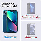 Захисне скло Spigen для iPhone 14 / 13 / 13 Pro - EZ FIT GLAS.tR (2 шт), Clear (AGL03385), фото 2