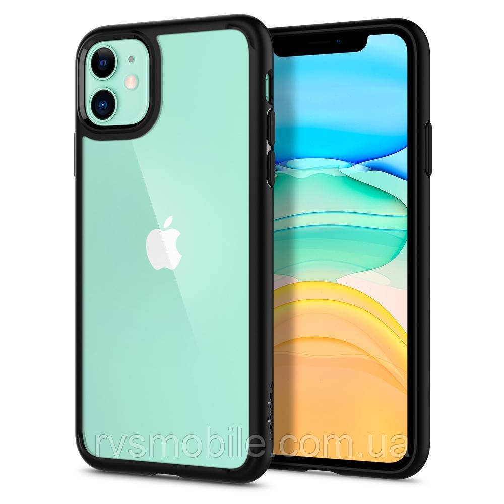 Чохол Spigen для iPhone 11 — Ultra Hybrid, Matte Black (076CS27186)
