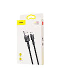 Кабель USB Baseus Cafule Micro 2.4A 1M, Gray+Black (CAMKLF-BG1), фото 3