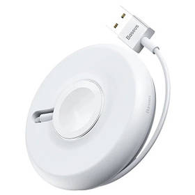 Бездротовий зарядний пристрій Baseus для Apple Watch YoYo, White (WXYYQIW03-02)