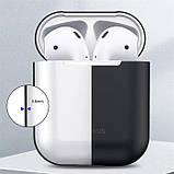 Чехол Baseus для AirPods 2/1 series - Super Thin Silica Gel, Yellow (WIAPPOD-BZ0Y), фото 7
