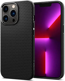 Чохол Spigen для iPhone 13 Pro — Liquid Air, Matte Black (ACS03258)