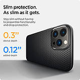 Чохол Spigen для iPhone 13 Pro Max - Liquid Air, Matte Black (ACS03201), фото 4