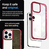 Чохол Spigen для iPhone 13 Pro (6.1") — Ultra Hybrid, Red Crystal (ACS03263), фото 7