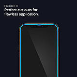 Захисне скло Spigen для iPhone 12 Mini GLAS.tR Slim Full Cover, Black (AGL01534), фото 3