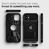 Чехол Spigen для iPhone 12 mini 5.4" (2020) Rugged Armor, Black (ACS01743), фото 2