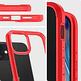 Чохол Spigen для iPhone 12 mini (5.4") — Ultra Hybrid, RED (ACS01747), фото 3