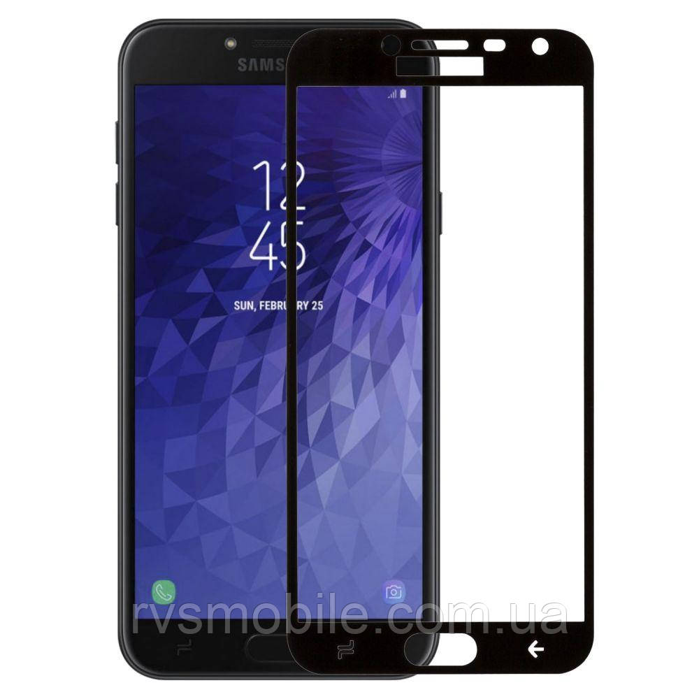 Захисне скло Lion для Samsung Galaxy J4 (2018) 3D Perfect Protection Full Glue, Black, фото 1