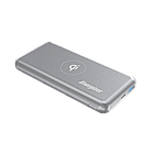Зовнішній акумулятор Energizer QE10007PQ Wireless 10000 mAh Silver Grey (PowerBank)