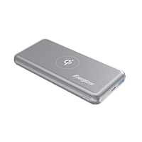 Зовнішній акумулятор Energizer QE10007PQ Wireless 10000 mAh Silver Grey (PowerBank)