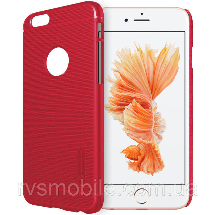 Чохол Nillkin для iPhone 6/6s Frosted Shield, Matte Red, фото 1