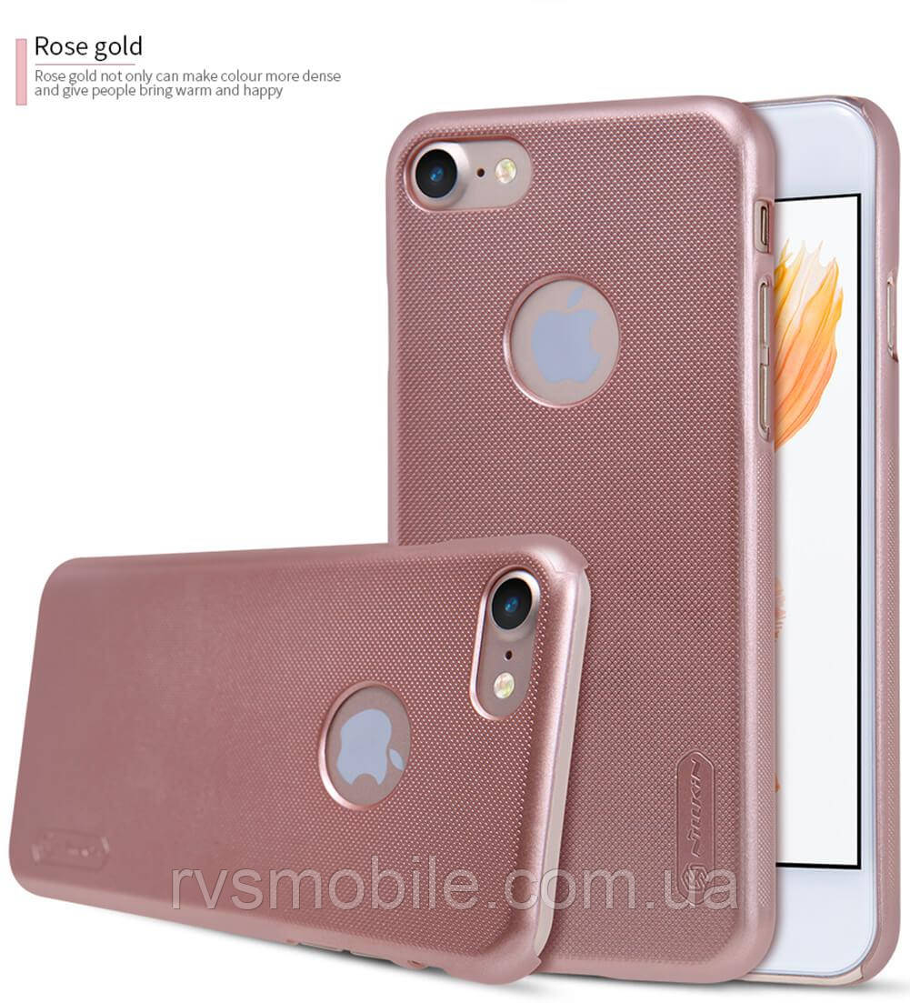 Чохол Nillkin для iPhone 7 Frosted Shield, Rose Gold, фото 1