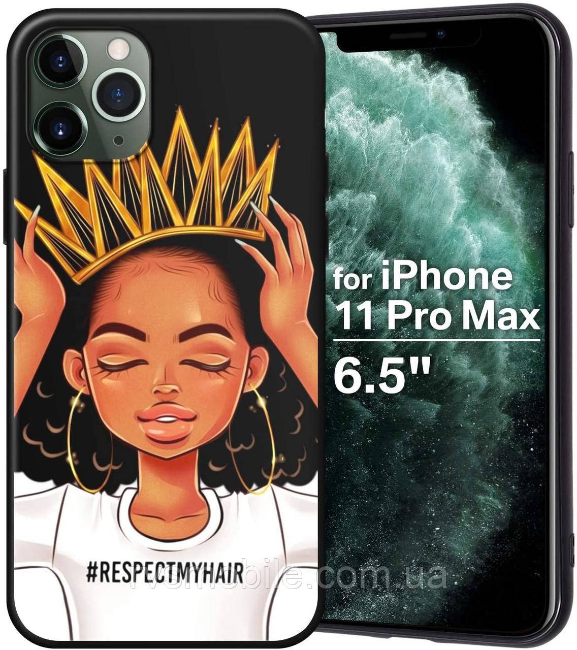 Чохол силіконовий XIX для iPhone 11 Pro Max (6.5"), Queen Girls