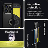 Чохол Spigen для iPhone 13 Pro Max - Tough Armor MAG (MagSafe), Black (ACS03225), фото 8