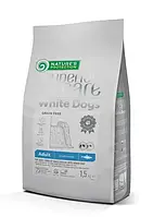 Nature s Protection White Dogs Grain Free with Herring корм для белых собак мини пород с сельдью, 1.5 кг