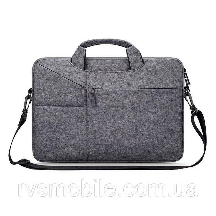 Сумка для ноутбука 15-16", Pocketbag, Dark Grey, фото 1