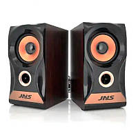 Колонки 2.0 JEDEL JNS-58 USB+3.5mm, 4" 2x3W, 90Hz- 20KHz, с регулятором громкости, Black, BOX