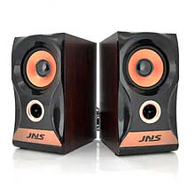 Колонки 2.0 JEDEL JNS-58 USB+3.5mm, 4" 2x3W, 90Hz-20KHz, з регулятором гучності, Black, BOX