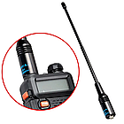 Дводіапазонна антена для рації гнучка Nagoya NA-771, 38 см, 144/430 МГц / Посилена антена на рацію, фото 2