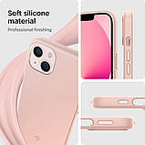Чохол Spigen для iPhone 13 mini — Silicone Fit, Pink (ACS03900), фото 3