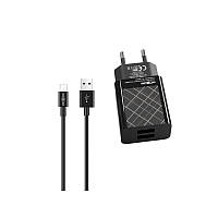 Сетевое зарядное устройство Moxom MX-HC22, Micro USB, 2USB, ( в комплекте - кабель Micro USB )