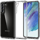 Чохол Spigen для Samsung Galaxy S21 FE — Ultra Hybrid, Crystal Cleare (ACS03051), фото 6