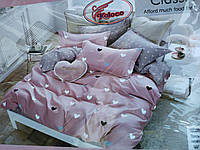 Полуторное постельное белье Classic Сатин "Плетение цветка"