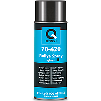 Фарба універсальна Q-Refinish 70-420, 400 мл Аерозоль Чорний глянець