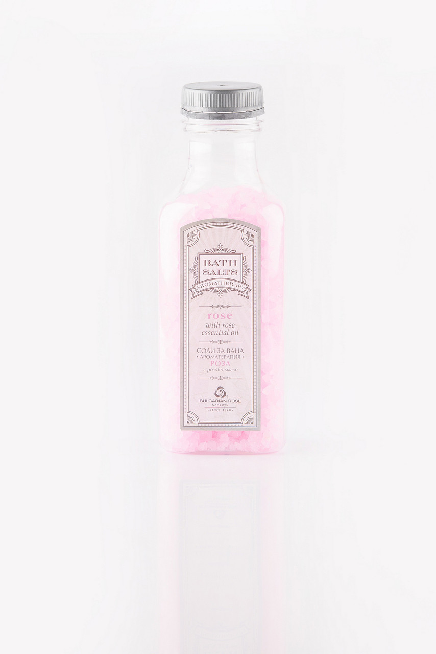 BULGARIAN ROSE BATH SALTS AROMATHERARY Сіль для ванни-ароматерапія "Рожевий"
