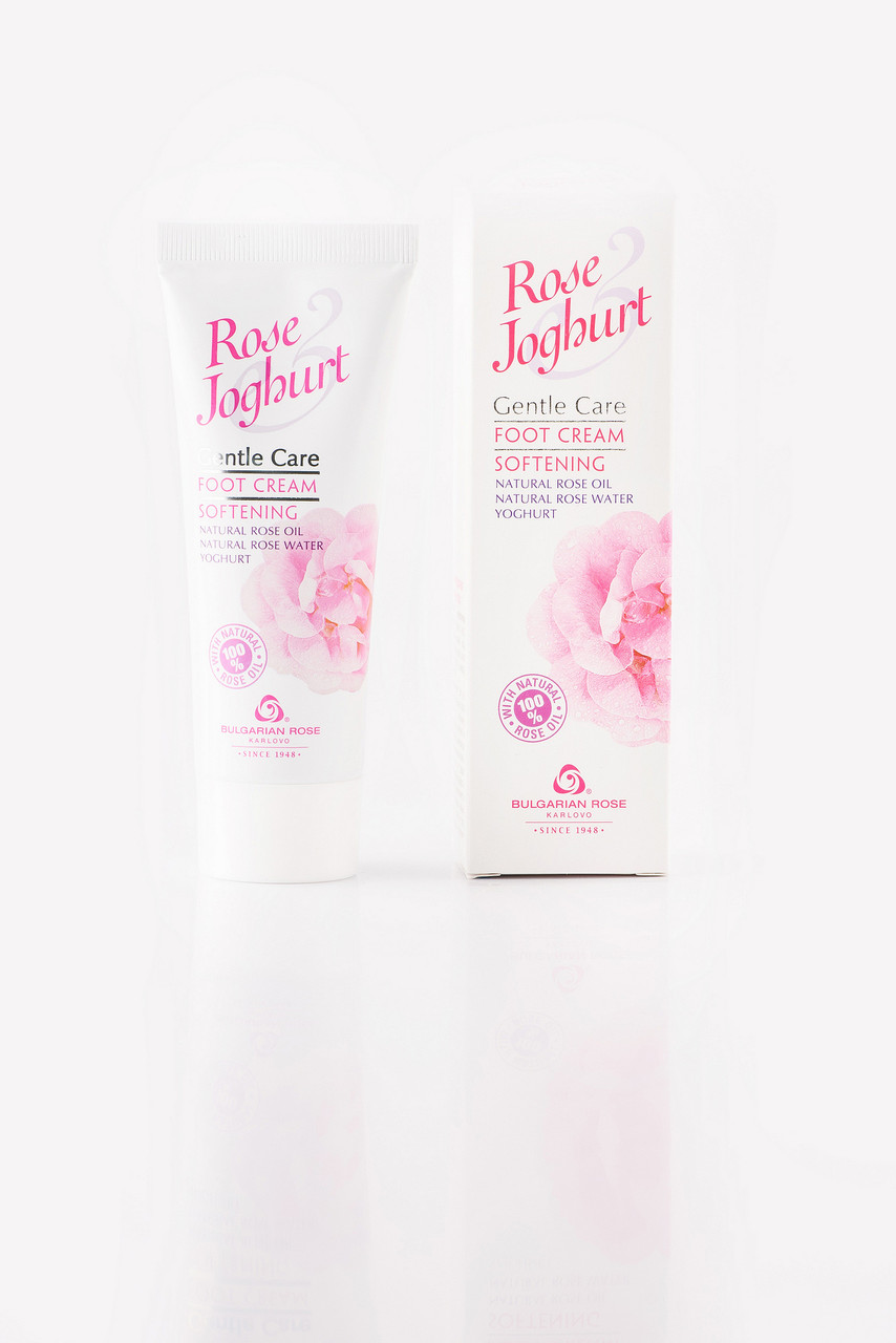 BULGARIAN ROSE ROSE JOGHURT SOFTENING FOOT CREAM Крем для ніг пом'якшувальний