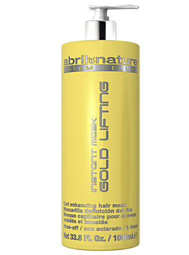 Маска для кучерявого волосся відновлювальна ABRIL et Nature Gold Lifting Mask