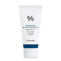 Сонцезахисний освітлювальний крем із пробіотиками Dr. Ceuracle PRO-BALANCE BIOTICS CLEAR UP SUN