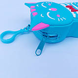 Гаманець дитячий силікон Маленька кішка, фото 2