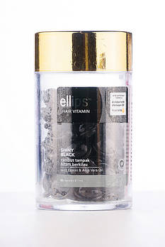 Ellips Вітаміни для волосся "Нічне сяйво" з фундуком та олією алое віра (50x1мл)