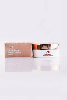 AOMI Gold Snail Hydrogel Eye Patch Гідрогелеві патчі з муцином слимаки і коллоїдним золотом