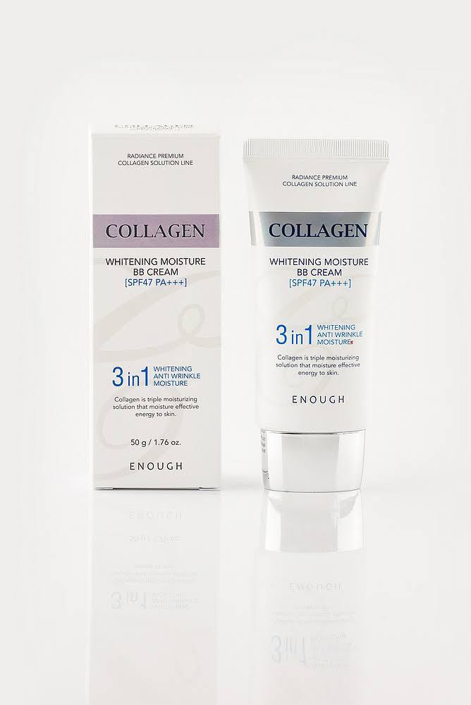 Антивіковий ББ крем Enough 3 in 1 Whitening Moisture BB Cream SPF47 PA+++