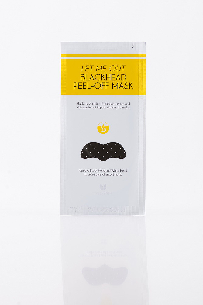 MIZON LET ME OUT BLACKHEAD PEEL-OFF MASK Патч для швидкого позбавлення чорних цяток