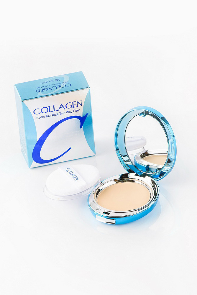 Увлажняющая компактная пудра с коллагеном ENOUGH COLLAGEN Hydro ...