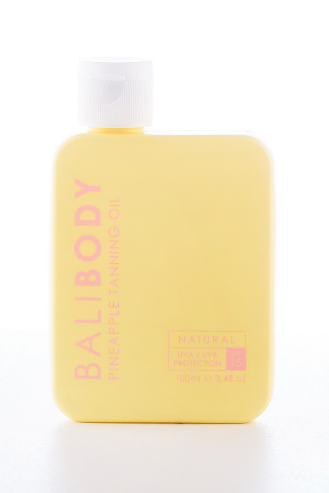 Bali Body Pineapple Tanning Oil SPF15 Масло для загара с экстрактом