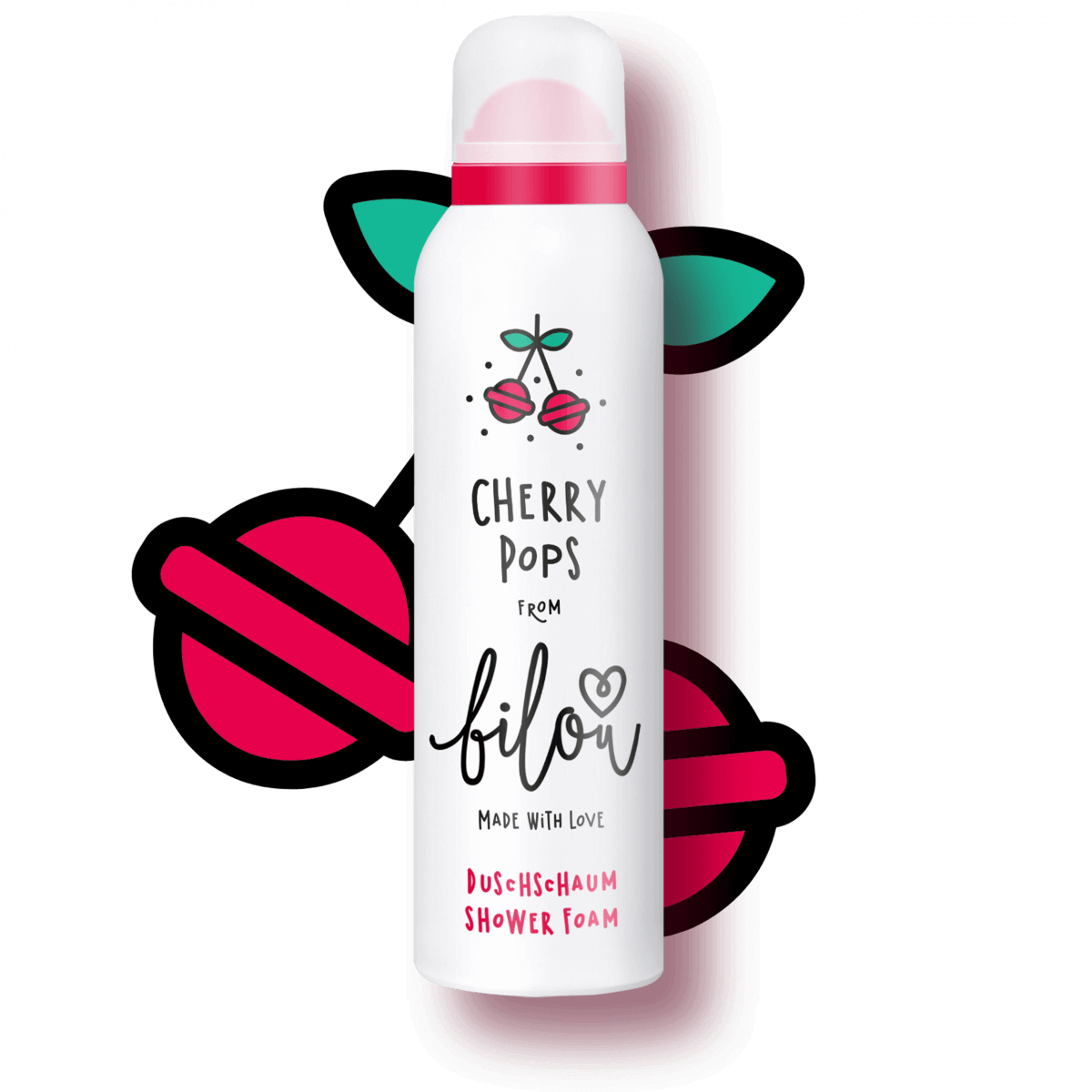 Піна для душу "Вершкове тісто" Bilou Berry Bowl Shower Foam
