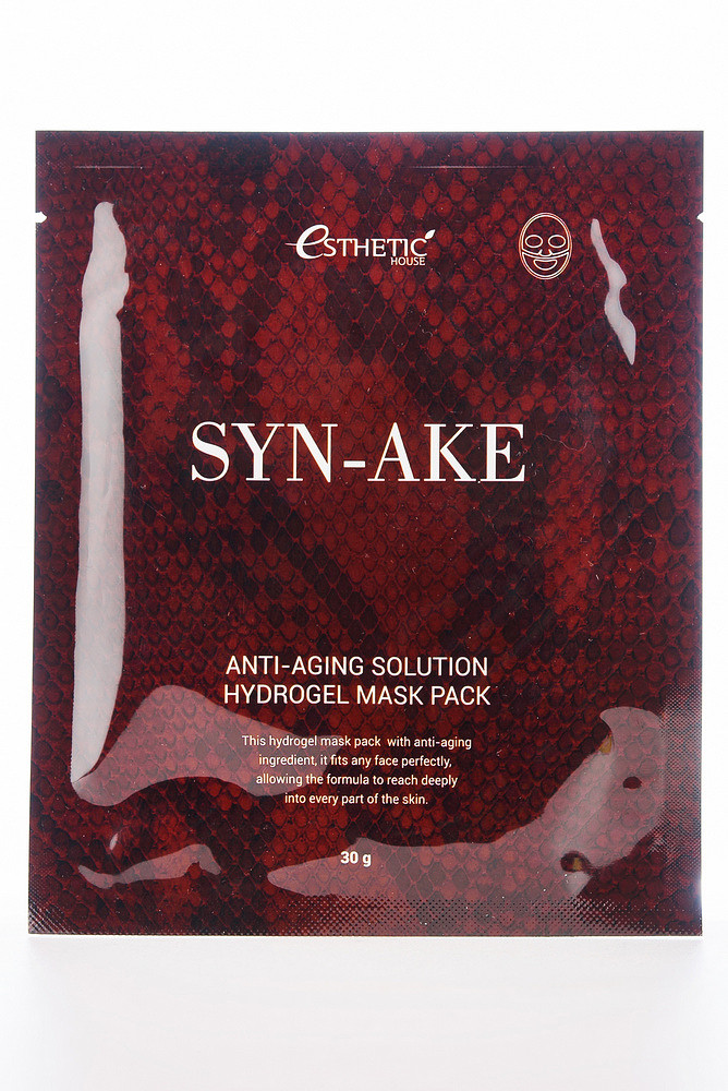 Esthetic House Syn-Ake Anti-Aging Solution Hydrogel Mask Pack Гідрогелева маска з зміїним пептидом