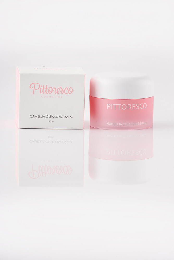 Очищаючий бальзам для шкіри обличчя з екстрактом камелії Pittoresco Camellia Cleansing Balm