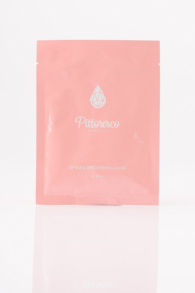 Зволожуюча маска для обличчя з ефектом освітлення шкіри Pittoresco Optimal Brightening Mask