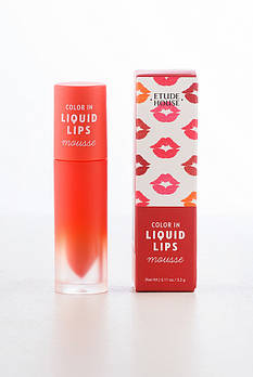Etude House Color In Liquid Lips Mousse (#3 OR201 Твінт-мусс для губ